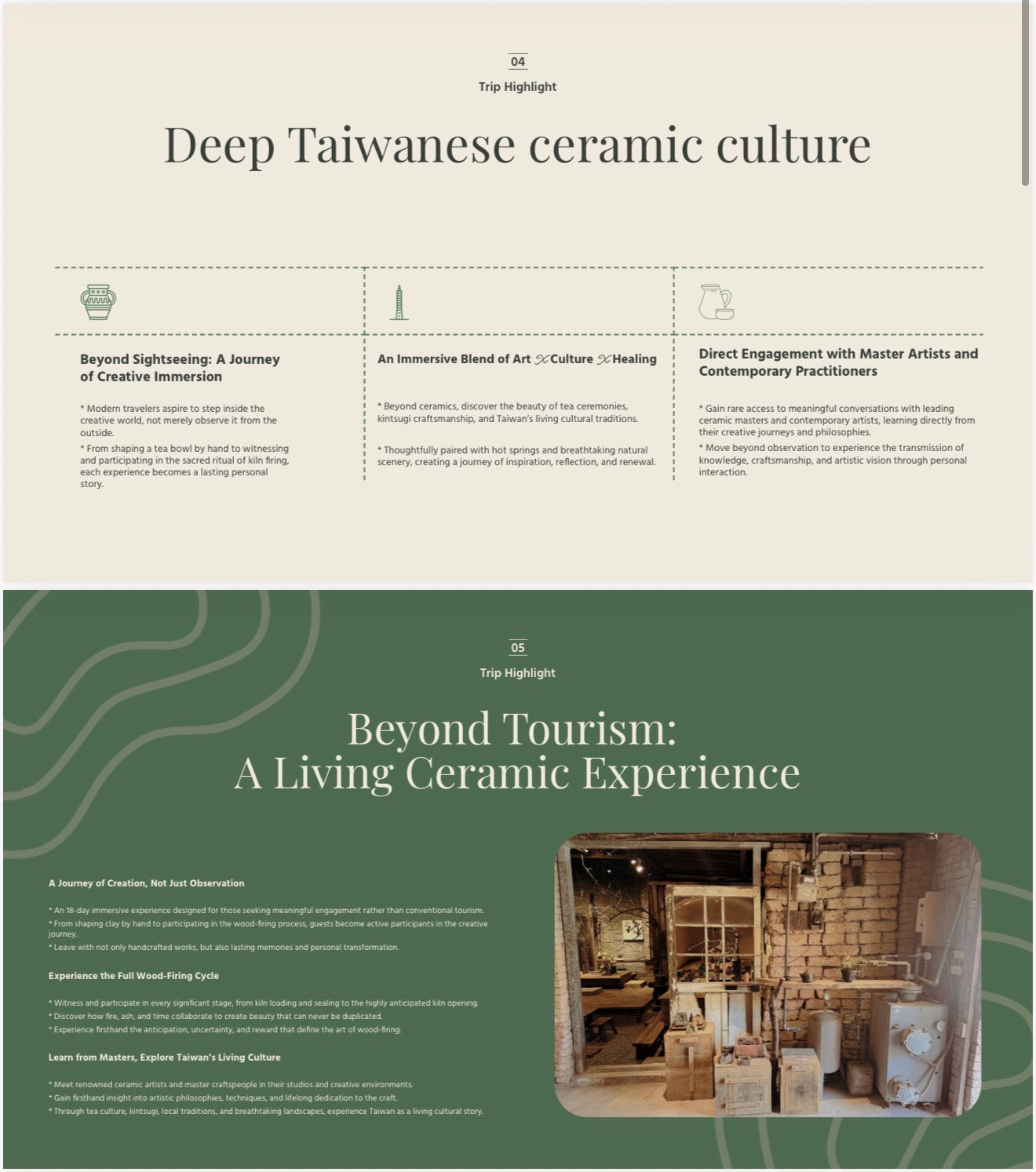 18 Days Taiwan Ceramic Trip -$6500 Single room