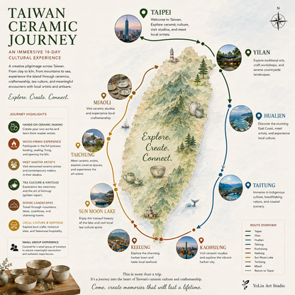 18 Days Taiwan Ceramic Trip -$6500 Single room