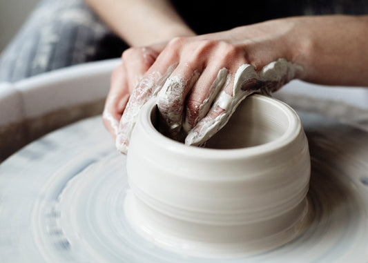 6-weeks Wednesday intro wheel throwing class 6:00-8:30pm