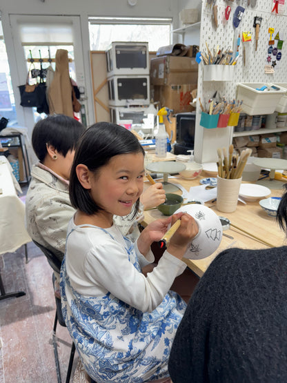 12/3 Wednesday evening Blue and White Porcelain Workshop